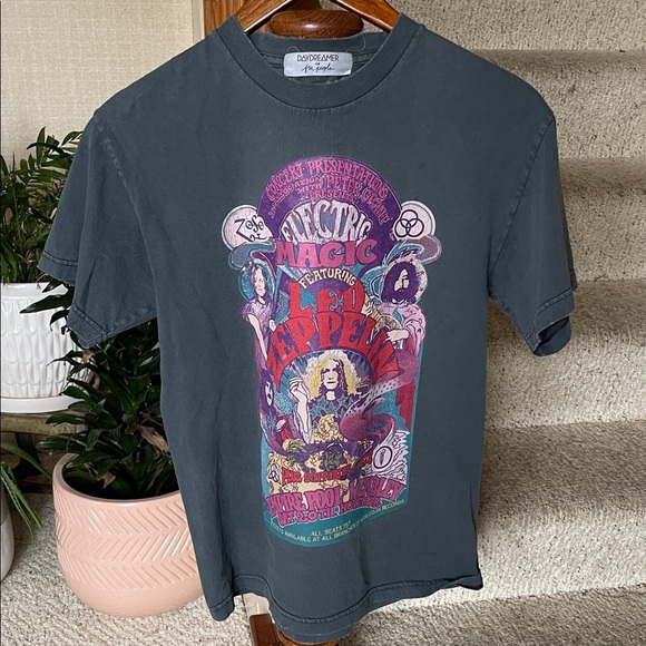 Free People Tops - Free People X Daydreamer Charcoal Graphic Tee